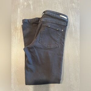 Pilcro and the letterpress fit stet grey charcoal denim jeans size 28
